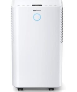 Pro Breeze 12l Per Day Dehumidifier with Automatic Humidity Sensor and Display, 24 Hour Timer, Laundry Drying, Continuous Drainage Sleep Mode for Damp, Mould Condensation,model Pb,18,ae