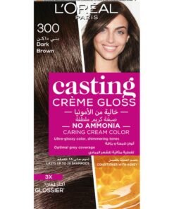 L'OREAL PARIS Loreal Paris Casting Creme Gloss Hair Colour, 300 Dark Brown 180ml