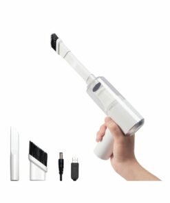 Powerful Cordless Mini Vacuum Cleaner with 6000PA Suction Rechargeable for Car Pet Hair Desk and Keyboard Cleaning