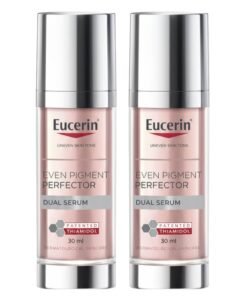 Eucerin Pack Of 2 Even Pigment Perfector Dual Face Serum Cream, Reduces Pigment Spots Suitable For All Skin Types 30ml