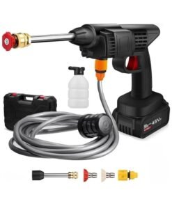 HOMESTAR High Pressure Washer 48V - Car Washing Machine Cordless Portable Electric Water Gun, Used for Floor Cleaning of Washes and Garden Watering