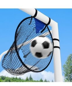 Oasisgalore Portable Soccer Target Net Goal Training，Soccer Top Bins Target Bag with 4 Adjustable Straps