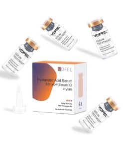 VOFEL Hyaluronic Acid Serum for Microneedling Dermapen Serum Ampoules for Face BB Glow Starter Kit 0.35 oz 4 Vials