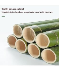 Alternative view of XiuWoo 2-Tier Modern Bamboo Wood Nightstand Table, Bedside Table, End Side Tables, Coffee Tables, Home Storage Rack, Bookcase with Rattan Reticulated Door and Storage Compartment for Home Office