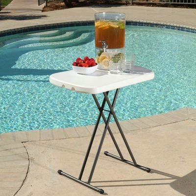 Lifetime 26-Inch Personal Table (Light Commercial), 2-Year Limited Warranty, White Granite Colour, LFT-8354 - Image 5