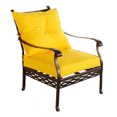 Outdoor Sofa Set -Phil-COF-SET-004-105x55x45 CM-Alminium-Yellow - Image 4