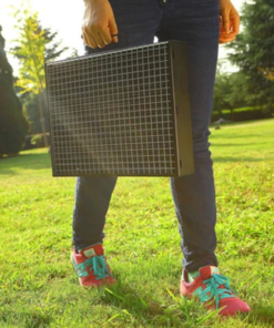 Portable BBQ Charcoal Grill Black