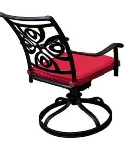 Swivel Chair-Sandiego Style-68x62x92Cm-Aluminum-1Year