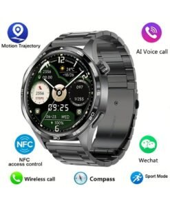 RollsTimi  Smart Watch, 1.53" HD Screen Smartwatch for Men (Answer/Make Call), Fitness Watch with Sleep Monitor/Steps Monitor, 100+ Sports Modes, Activity Trackers, Black