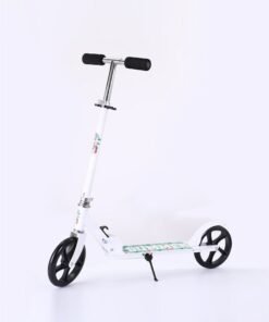 JCB CHIC Foldable Scooter For Adult Teen ,Outings Cycling Tourism Bicycles ,Foldable Commuting, Pedal Scooter Three-speed Lifting Scooter City Work Scooter Campus Foot  Scooter(YS-106 white  )