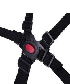 Oasisgalore Baby Chair Safety Belt，5 Point Baby Stroller Safety Strap Belt，Child Pram Seat Pushchair Car Baby Seat for Baby Stroller Kids Dining Chair