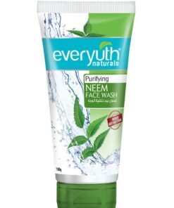 Everyuth Naturals Purifying Neem Face Wash Antibacterial Neem & Tea Tree Oil Hydrated, Clear Healthy Skin Paraben free 100% Soap Free Oily Dry Normal Combination & Sensitive Skin 150 g