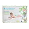 PureBorn Organic Diapers Size-3 5.5-8kg Master Value Pack Leopard Print 112 Diapers