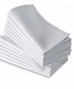 Juwenin Kitchen Dinner Napkins White  12 Pack 18 inches x18inches Soft  Comfortable  Durable Hotel Quality  Ideal for Events  Regular Home Use