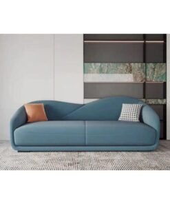 Modern Curved 3-Seater Sofa