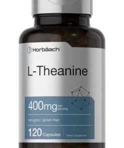 Horbaach L-Theanine | 400mg | 120 Capsules | Non-GMO & Gluten Free | by Horbaach