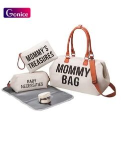 Gonice Diaper Bag Tote with .3 Organizers, Mommy Bag for Hospital, Large Capacity Waterproof Baby Bag for Mom Travel
