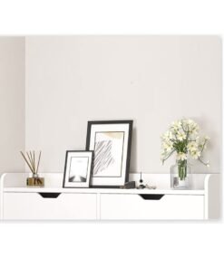 JOMILA Tipper shoe cabinet solid wood legs ultra-thin home narrow door indoor good-looking bedroom against the wall dustproof dormitory simple shoe cabinet 100 * 17 * 115CM - Image 3
