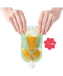 Alternative view of Badabulle 15-Pieces Reusable Food Storage Pouches- Multicolored, 150Ml