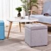 LINGWEI Ottoman Footstool Footrest Stool Ottomans Foot Stool Vanity Stools Shoe Change Bench Seat Stool Rest Stool Storage Footstool Footrest Chair Square Footstool