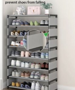 Multi-Function 8-Layer Practical Shoe Rack Reinforced Multi-Layer Assembly Storage Shoe Rack Large Capacity - Image 3