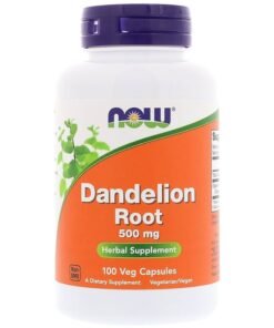 now Dandelion Root 500 Mg 100 Vcaps