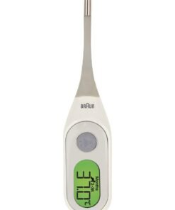 BRAUN Highly Accurate Digital Age Precision Thermometer With Fever Alarm Color Coded LCD