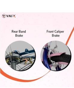 Vaux Starlette Road Bike || 16 Inch Wheel Size || For Kids || Adjustable Seat || Light Pink - Image 3