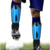 SOLARAE Shin Guards, Shin Pads Mens for Sports, Football Shin Pads Boys for Height 4‚Äô9‚Äô‚Äô to 6‚Äô2‚Äô‚Äô, with Adjustable Straps and Ankle Support Football Gifts Size L