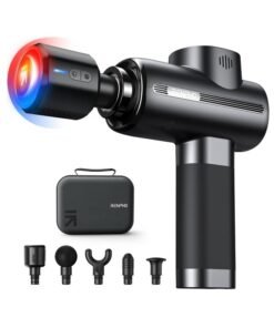 RENPHO Thermacool Massage Gun Deep Tissue with Heat and Cold Head, Gifts, Handheld Muscle Massager Gun with Carry Case, Body Masajeador for Neck and Back, Active Heat, FSA or HSA Eligible