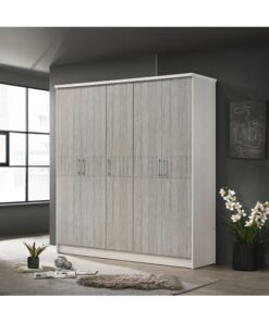Home Box Liverpool 5-Door Wardrobe 54.5x207x191.1 cm