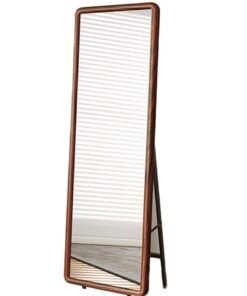 Arabest Full Length Mirror,Hanging and Freestanding Floor Mirror,Rectangular Free Standing Mirror,for Bedroom Entry Dressing Room Bedroom(Brown,160cm)