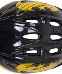 Spartan Batman Kids Helmet for Ages 3–6 | Medium Size 50–52cm | DC Superhero Bike, Skate, and Scooter Safety Gear | Lightweight Shell with Air Vents | Adjustable Chin Strap | SP-9138 - Image 3