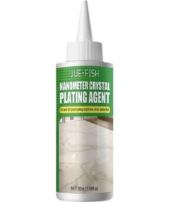 JUE-FISH Stone Crystal Plating Agent, Marble Nano Crystal-Plating Agent, Nano Crystal Coating Agent for Tile and Furniture, for Everyday Floor Cleaning Kitchen Cleaning Supplies