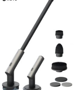HOTO Electric Cleaning Brush – Power Scrubber for Bathroom, Kitchen, Tiles, Grout, Bathtub, Glass – 7 Brush Heads, 2 Speed Settings (220 & 350 RPM), Cordless, Waterproof IPX7, 4000mAh Rechargeable Battery, 50W High-Torque Motor – QWQJS001