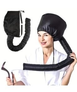 ORiTi Hair Dryer Hooded Diffuser Cap Speeds Up Drying Time Hair Dryer Bonnet Portable Hair Dryer Cap Fits All Head Hair Sizes