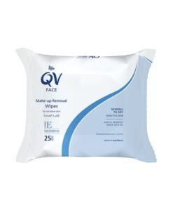QV Dual-Action Face Cleansing & Make-Up Removal Wipes (25 Pack) - Removes Waterproof Mascara, Infused with Safflower Oil & Vitamin E