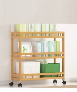 NKX 3 Tier Kitchen Shelf Wooden Multipurpose Storage Rack