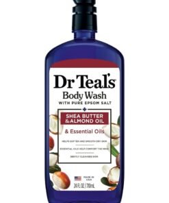 Dr Teal's Body Wash with Pure Epsom Salt, Shea Butter and Almond Oil, 24 Oz
