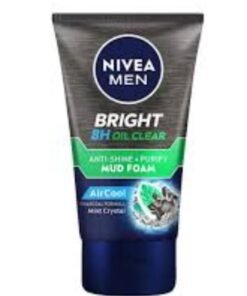 Nivea Bright 8H Oil Clear Anti Shine + Purify Mud Foam100 ml