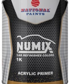 NATIONAL PAINTS 1K Acrylic Primer, Grey (1 L) Superior Adhesion and Grip for Topcoat Specially Designed for Automotive by National Paints