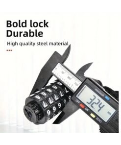 Iron Chain Bike Lock with 5-Digit Combination Password, Anti-Theft Unfinished Button Control Uncharged Security Lock for Mountain Bikes, Motorcycles, and Bicycle Accessories - Image 5