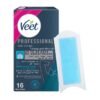 Veet Hair Removal Easy-Gel Wax Strips Bikini And Underarm For Sensitive Skin Soothing Blue Cornflower Fragrance