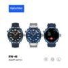 Haino Teko Haino Teko Germany RW48 Smart Watch With Round Shape AMOLED Display 3 Pair Strap and Wireless Charger For Gents Silver