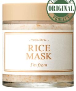 I'M FROM Rice Mask Gentle Exfoliating Wash Off Facial Mask for Dull, Rough Skin, Pore Clearing, Remove Dead Skin Cells, Uneven Skin Tone, Smooth Skin, Moiustirinzg, Radiant 110G