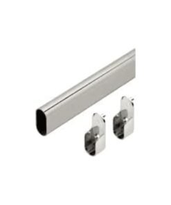 KNP 95 Cm Wardrobe Bar Pack of 3 ideal for medium-sized wardrobes, ensuring optimal use of your storage area while maintaining a tidy appearance.