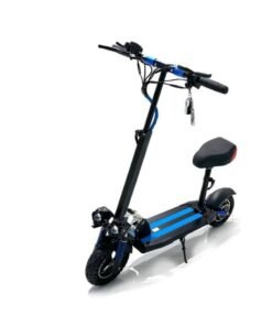 Winner Sky E10 Full Foldable E-Scooter 1000W Motor, 48V 13Ah Battery, Improved Design, Anti-Theft Remote Control - Blue
