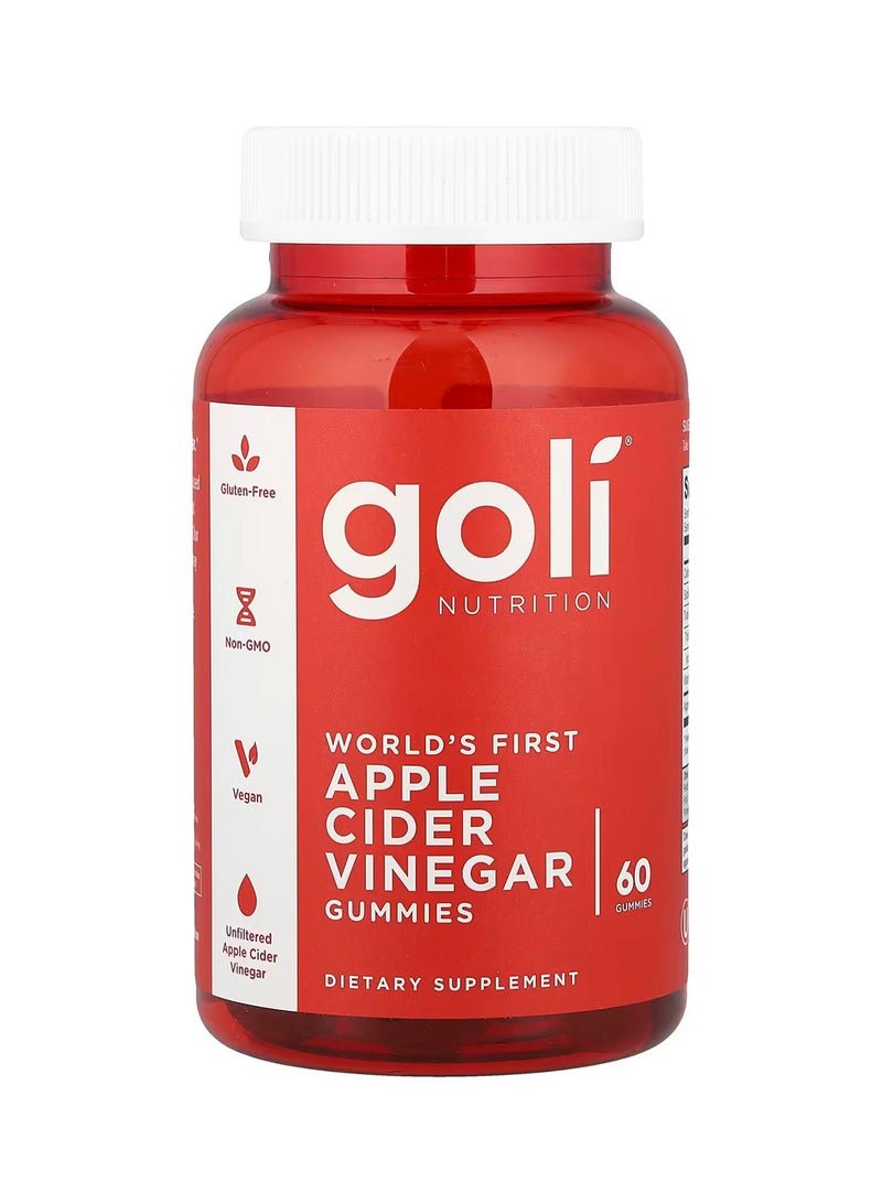 Goli Apple Cider Vinegar 60 Gummies Packaging May Vary