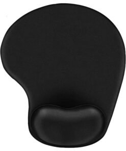 OMAKSS Ergonomic Mouse Pads with Comfortable Gel Wrist Rest Support - Black