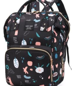 Yoawllty Large Capacity Baby Diaper Bag with 13 Pockets, Multifunctional Waterproof Diapers Changing Backpack for Mothers and Fathers Travel(Flower Blue)